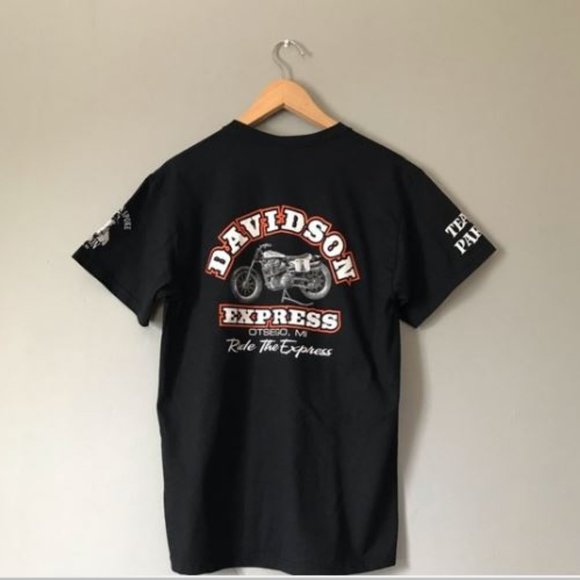 Davidson Express Bike Show Tee in Black size M Motorsports Biker Bikercore - Picture 2 of 5
